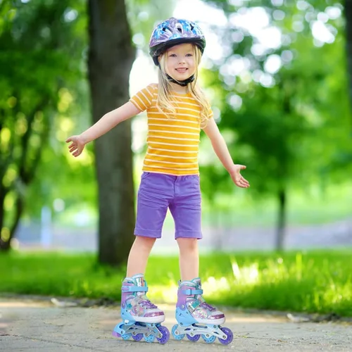 Miniatura 6 de Nattork Patines en Línea para Niñas y Niños, 4 Tallas Ajustables Patines Butterfly Blades con Todas las Ruedas Iluminadas - Regalo de Cumpleaños