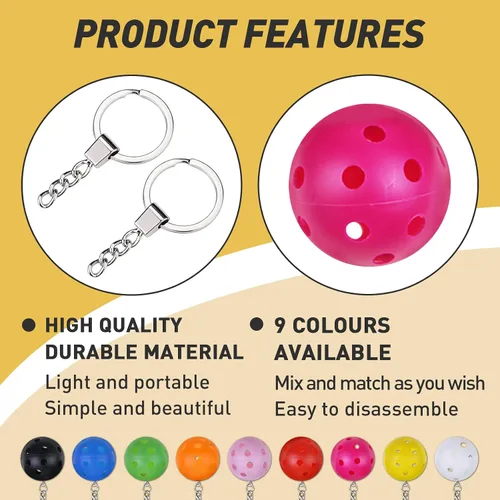 Miniatura 3 de Llaveros de pickleball - Mini adornos para amantes