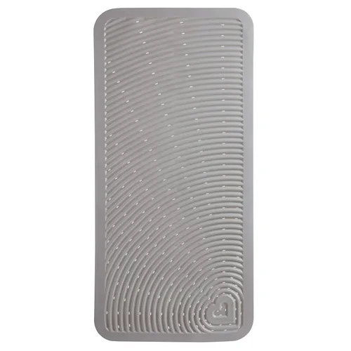 Miniatura 5 de Munchkin® High 'n Dry™ Organizador y almacenamiento de juguetes de baño, tapete de baño acolchado gris y Soft Spot™ para niños, gris