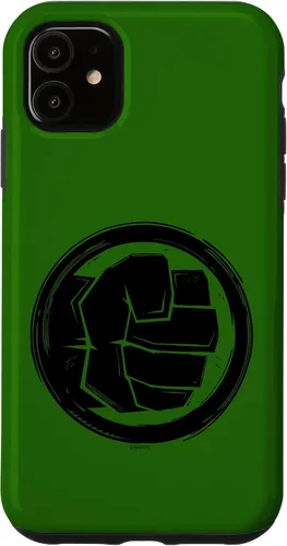 Miniatura 8 de Marvel Avengers Hulk Woodcut - Carcasa con logotipo para iPhone 17