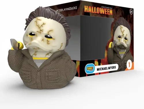 Miniatura 18 de TUBBZ Edición en caja Chucky con cicatrices Figura coleccionable de pato de goma de vinilo – Producto oficial de Chucky – TV, películas
