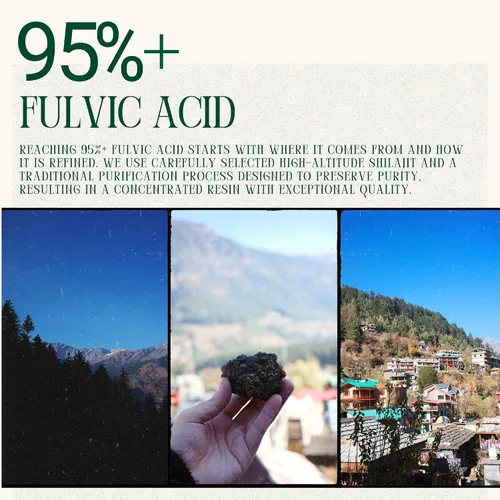 Miniatura 4 de (0.35 onzas) – Resina Shilajit del Himalaya, 96.5% ácido fúlvico