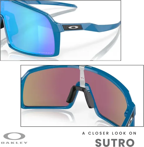 Miniatura 147 de Oakley Sutro OO9406 / OO9462 - Lentes de sol para hombre, kit de correa de accesorios, bolsa de microfibra