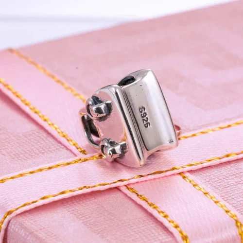 Miniatura 3 de Abalorio de plata de ley 925 para mujer, diseño de corazón rojo