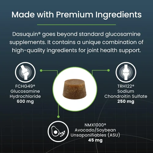 Miniatura 5 de Nutramax Dasuquin para perros pequeños a medianos, suplemento de salud articular, contiene glucosamina para perros, además de condroitina, ASU