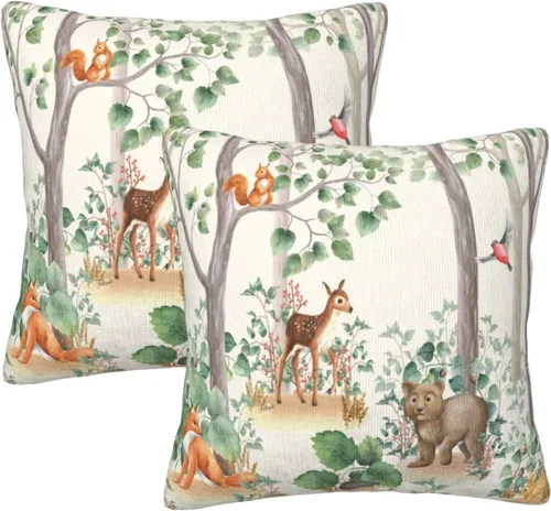Miniatura 20 de Juego de 2 fundas de almohada de estilo étnico vintage, estampado geométrico azteca, étnico, tribal, para dormitorio, sala de estar, sofá