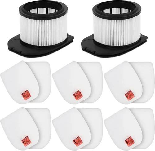 IZ862H Filtro de repuesto Lichelete para aspiradora inalámbrica Shark IZ862H Stratos, incluye 2 filtros de alta eficiencia y 6 paquetes de espuma y