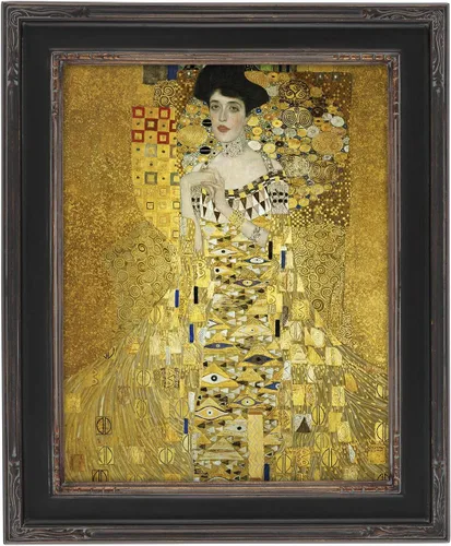 Miniatura 4 de Creative Mark Colección Museo Nouveau, Marcos Negro/Oro 8x10 - Madera Real Acabada a Mano, Marco de Una Pieza, Esquina Cerrada, Parte Posterior