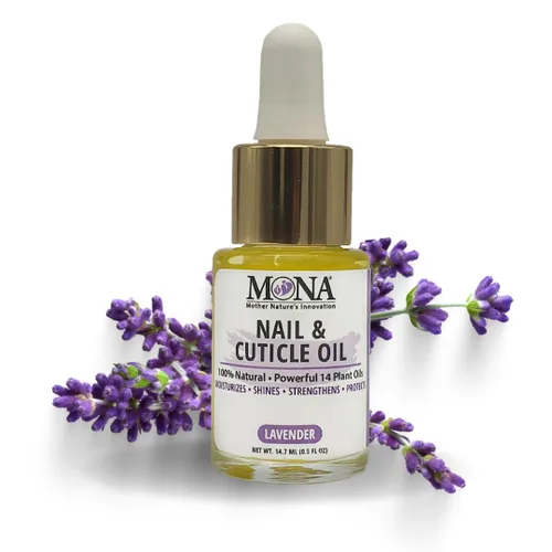 MONA Aceite revitalizante para uñas y cutículas totalmente natural con 14 aceites vegetales | Restaura y protege cutículas y uñas secas, dañadas o