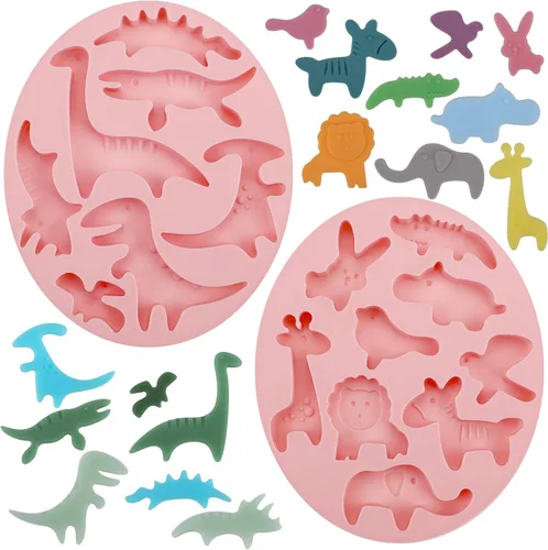 Miniatura 10 de Beasea Moldes de silicona para jabón, 2 moldes para pastel de mariposa, moldes para jabón, bandeja de hielo de silicona, para manualidades