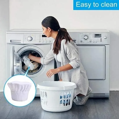 Miniatura 5 de Sombrero de chef gorra de chef ajustable de alta calidad para adultos