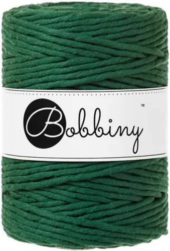 Miniatura 18 de Bobbiny Cordón de macramé XXL de 0.197 in de una sola capa (aguamarina), 108 yardas/330 pies (100% algodón reciclado)