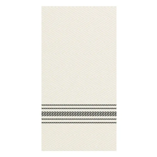 Hoffmaster FP1112 FashnPoint - Servilleta impresa con toalla de cocina en blanco y negro, ultra capa, 15 1/2 pulgadas x 15 1/2 pulgadas, plegado 1/8