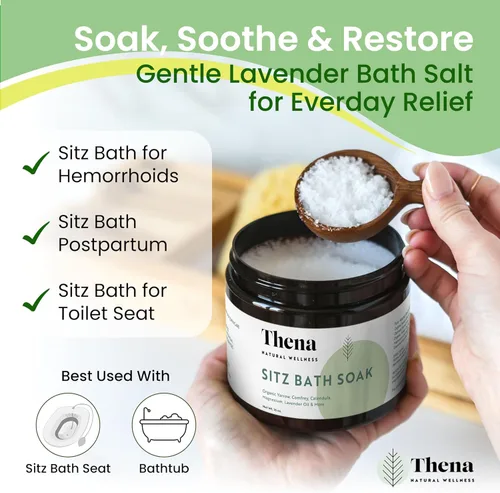 Miniatura 3 de Mejor baño de asiento orgánico para el cuidado posparto y elementos esenciales posparto, tratamiento natural para hemorroides para mujeres y madres