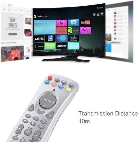 Miniatura 2 de Control remoto, USB portátil ratón teclado PC portátil control remoto con receptor infrarrojo