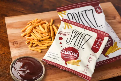 Miniatura 11 de SPLITZ Split Pea Crisps Ajo ardiente (1.5 onzas), 16 unidades a base de plantas, orgánico, sin OMG, vegano, sin gluten, superalimentos, aperitivo