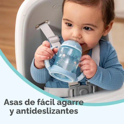 Miniatura 4 de NUK First Choice - Vaso para aprender 2.0, 5 onzas, con asas, a prueba de derrames, a prueba de fugas, vaso con popote suave, paquete de 2