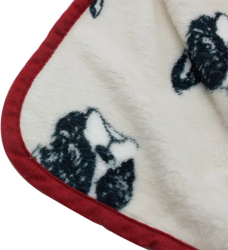 Miniatura 5 de Manta mullida de franela de forro polar para mascotas, para sofá, 29.5 x 39.5 pulgadas, diseño de lindos animales, para cachorros y gatos pequeños
