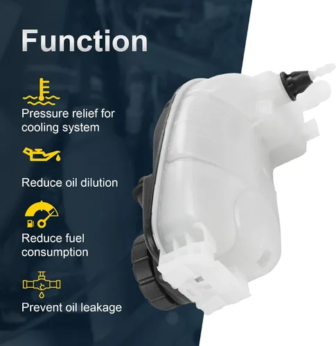 Miniatura 5 de Reemplazo del tanque de desbordamiento de expansión de recuperación del depósito de refrigerante del motor para Mercedes-Benz B250 CLA250 GLA250