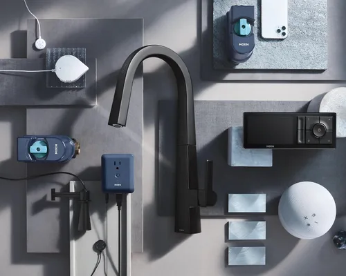 Miniatura 10 de Moen TS3302BL - Controlador de sistema de agua digital inteligente de 2 salidas para válvula de ducha termostática, en color negro mate