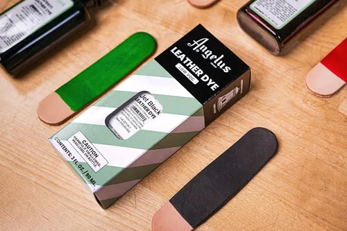 Miniatura 4 de Angelus Tinte para cuero, tinte flexible para cuero, para zapatos, botas, bolsos, manualidades, muebles y más, 3 onzas (sangre de buey)