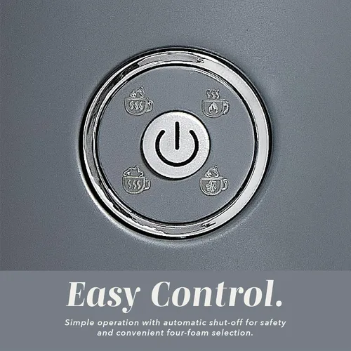 Miniatura 5 de COOK WITH COLOR Vaporizador y espumador eléctrico 4 en 1, calentamiento y espuma de 2 minutos, máquina de espuma fría y caliente para café, latte