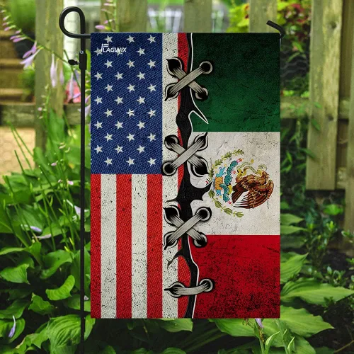 Miniatura 7 de FLAGWIX Banderas mexicanas – Bandera estadounidense LHA758F, bandera de casa (29.5 x 39.5 pulgadas) – Banderas de jardín de casa de Estados Unidos