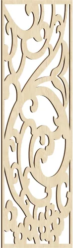 Miniatura 88 de Bridgewater - Paneles de pared decorativos de madera con calado, 9 3/8 pulgadas de ancho x 24 3/8 pulgadas de alto x 1/4 de alto, nogal