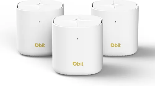 Miniatura 10 de DBIT AX1800 WiFi 6 Sistema Wi-Fi de malla para todo el hogar, cobertura de doble banda de hasta 2,100 pies cuadrados y 150 dispositivos, enrutador