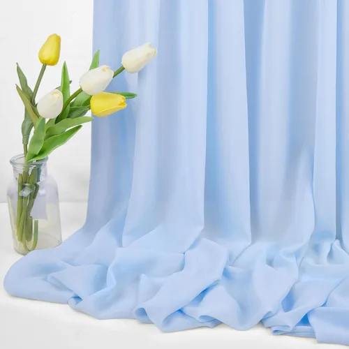 Miniatura 14 de The Yard - Tela de gasa blanca de 5 yardas y 58 pulgadas de ancho, paneles de telón de fondo traslúcidos para camino de boda, decoración rústica