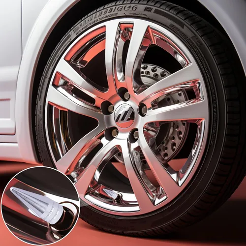 Miniatura 3 de 4 piezas de tapas de válvula de rueda con forma de punta, válvula de rueda de aleación de aluminio con punta, universal para automóviles, SUV