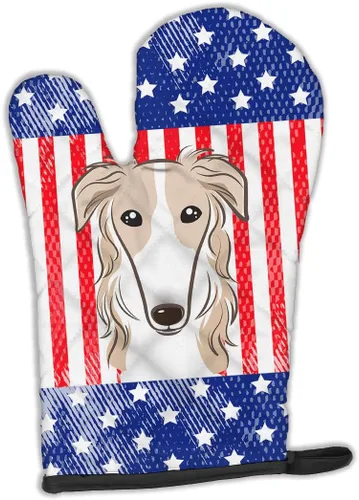 Miniatura 13 de Caroline's Treasures BB4020OVMT Dog House Collection Border Collie - Guante de horno grueso resistente al calor para sartenes calientes y horno