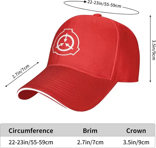 Miniatura 8 de SCP Foundation Baseball Cap Dad Cap Unisex Truck Driver Cap Sun Hat