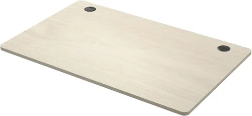 Miniatura 10 de COSTWAY Mesa universal de 48 x 24 pulgadas, escritorio de madera maciza de una sola pieza para marco de escritorio estándar y ajustable en altura