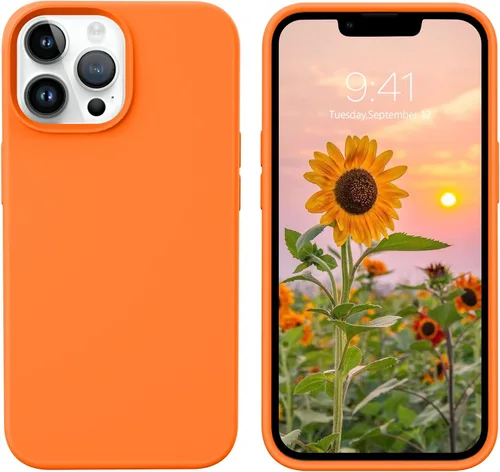 Miniatura 448 de GUAGUA Funda compatible con iPhone 17 Pro Max de 6.9 pulgadas, silicona líquida, goma de gel suave, delgada, forro de microfibra delgada