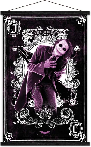 Miniatura 8 de Trends International Póster de pared de DC Comics Movie - The Dark Knight - The Joker Playing Card - Póster de pared, 14.725 x 22.375 pulgadas