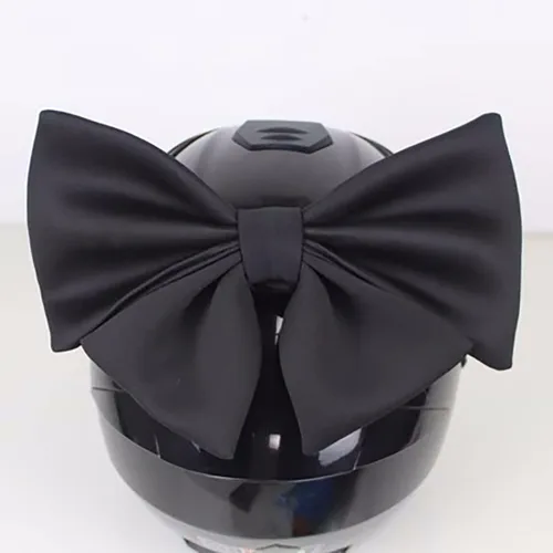 Miniatura 2 de Grandes Adornos de Casco con Lazo Decoraciones Lindas de Casco con Lazo Adhesivo Adecuado Accesorios para Casco para Esquí Bicicleta Casco