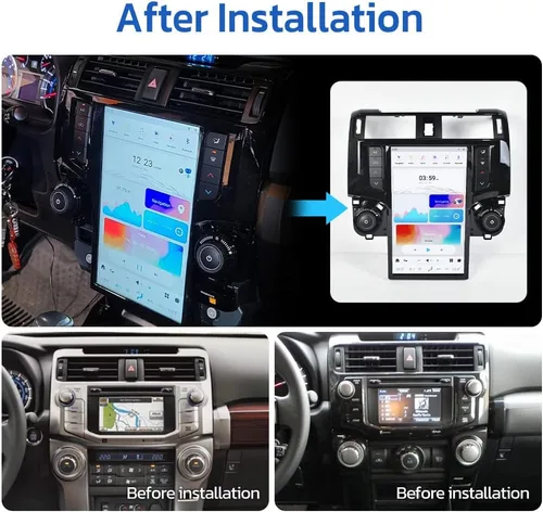 Miniatura 2 de aoonav 13.6 pulgadas Android 13 Car Stereo Radio Actualización para Toyota 4Runner 2009-2018 Reproductor de video multimedia navegación GPS 1080P