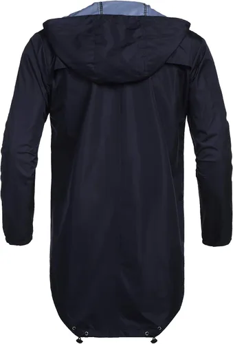 Miniatura 3 de COOFANDY Chaqueta impermeable para hombre, con capucha, ligera, resistente al viento, para exteriores, larga