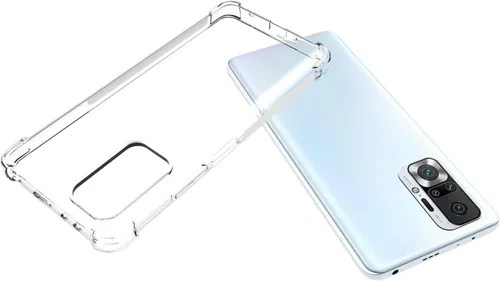 Miniatura 3 de USTIYA Funda para Mi Redmi Note 10 Pro Max y Redmi Note 10 Pro Funda Transparente TPU Cuatro Esquinas Funda Protectora Transparente Suave