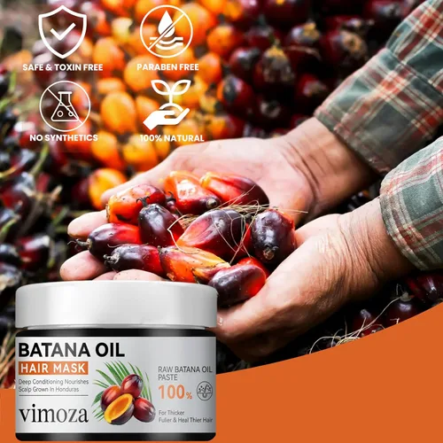 Miniatura 5 de Aceite de batana para el crecimiento del cabello, 100% aceite de batana natural sin refinar revitalizado, acondicionador orgánico crudo de batana