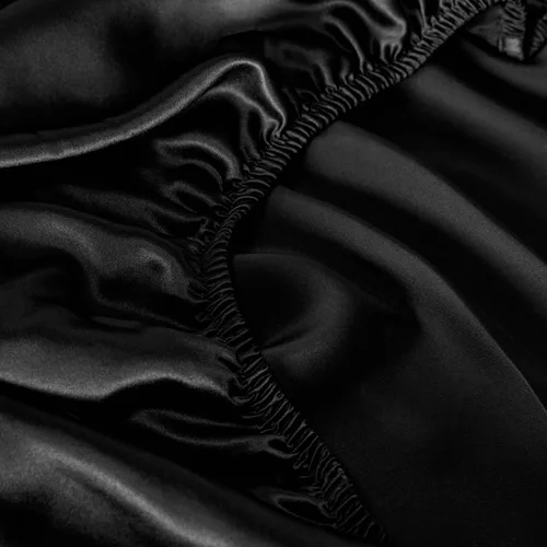 Miniatura 6 de LILYSILK Funda de edredón de seda negra para cama individual, fundas de edredón de seda de 19 momme