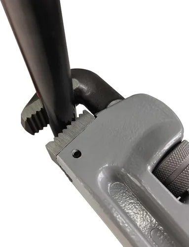 Miniatura 6 de WEDO Llave de tubo de 8 pulgadas, llave de plomería recta de aluminio, llave de tubo ajustable, apertura máxima 4.331 in, cabeza forjada de acero al