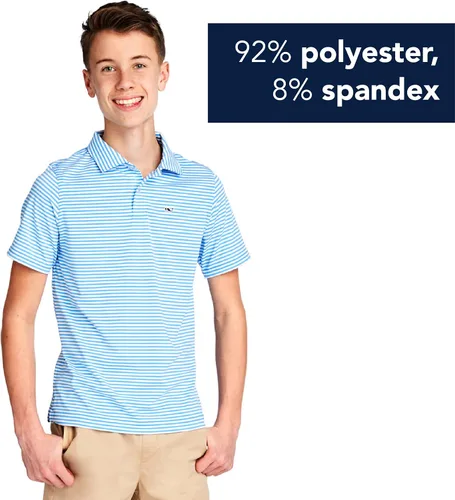 Miniatura 2 de vineyard vines Boys Winstead Stripe Sankaty Performance Polo