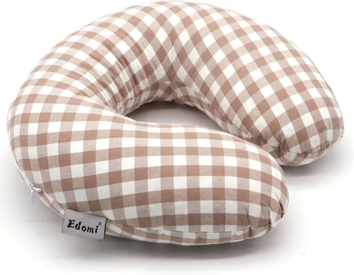 Miniatura 15 de Almohada de cuello de trigo sarraceno para dormir, almohada en forma de U, almohada de enfriamiento para dormir cervical de viaje, soporte
