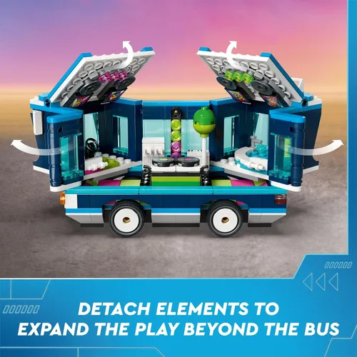Miniatura 4 de LEGO Despicable Me 4 Minions' Music Party Bus, juguete de construcción creativa para niños, divertido juego de juguete de Despicable Me, regalo