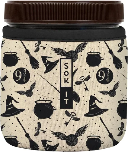 Miniatura 132 de Sok It IceCreamSok - Funda de neopreno aislada (flores abstractas, pintas de helado cónicas)