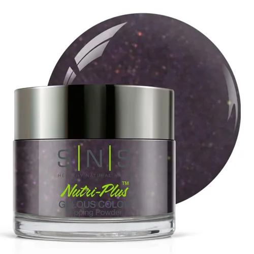 Miniatura 10 de SNS Polvo de inmersión de uñas, polvo de inmersión de color geloso – Alaskan Cruise (gris metálico/plateado, brillante) – Color de uñas de larga