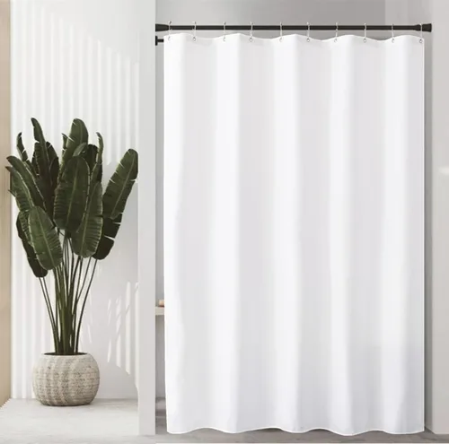 Miniatura 7 de Felisa Forro de Cortina de Ducha de Tela para Cabina con 3 Imanes, 36A x 72L, Impermeable y Calidad de Hotel, Cortina para Cabina de Ducha