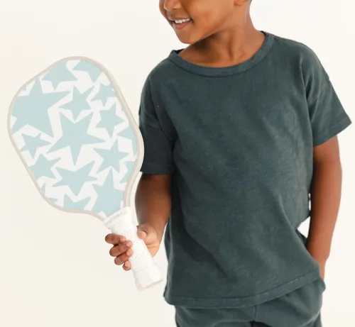 Miniatura 5 de Paleta de pickleball juvenil – Paleta de tamaño infantil para niños de 12 años en adelante, paleta de pickleball pequeña y ligera para niños